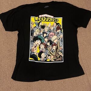 My Hero Academia Black Graphic Tee